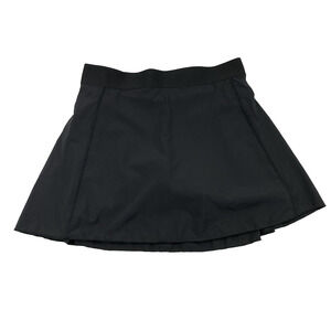 Hunter & Brown Tennis Skort Womens Large Black Golf Athletic Skirt Short Stretch